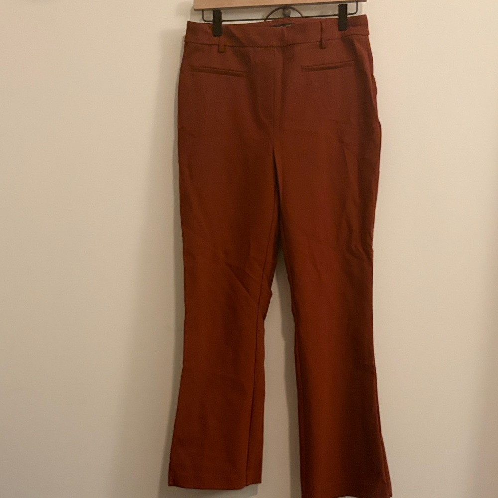 Rachel Zoe Rust Boot Cut Pants